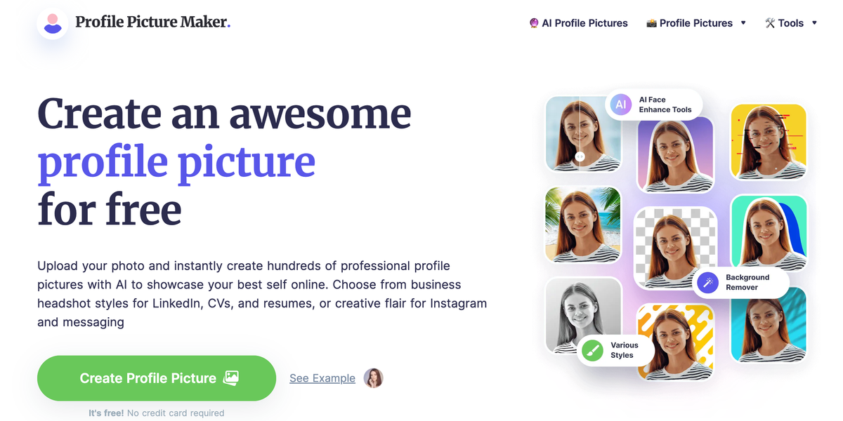 AI Profile Picture Generator: Transform Your Online Presence with PFPMaker Feature image