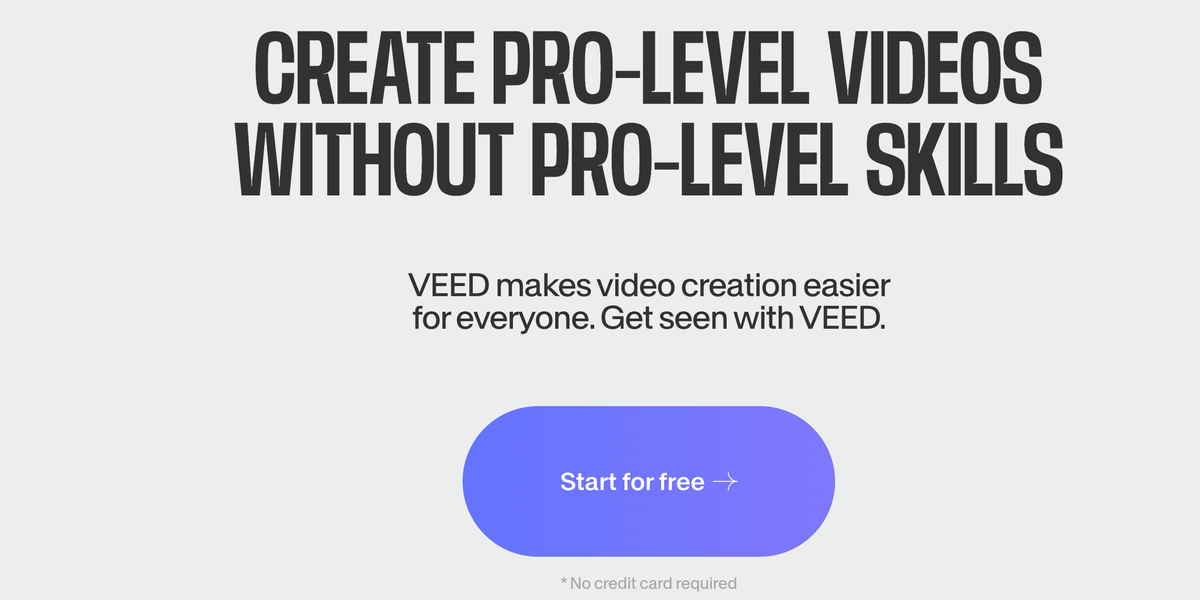 VEED.IO: Revolutionizing Video Editing with AI Feature image