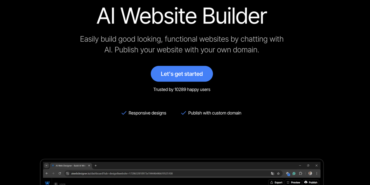 AI Web Designer: Revolutionizing Website Creation with Artificial Intelligence Feature image