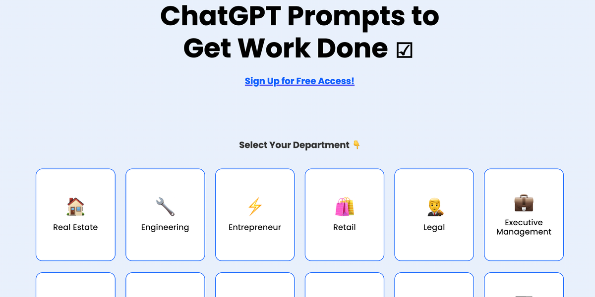 AIforWork.co: Unlock Productivity with 2000+ Advanced ChatGPT Prompts Feature image