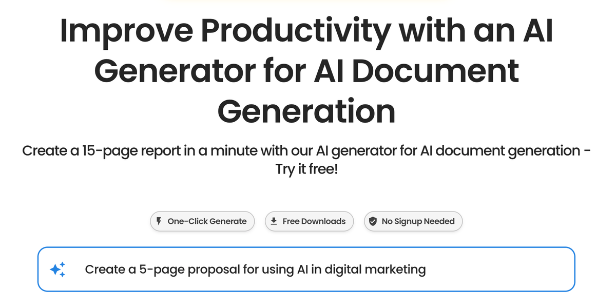 Unleashing Productivity with Aidocmaker.com: AI Document Creation Simplified Feature image