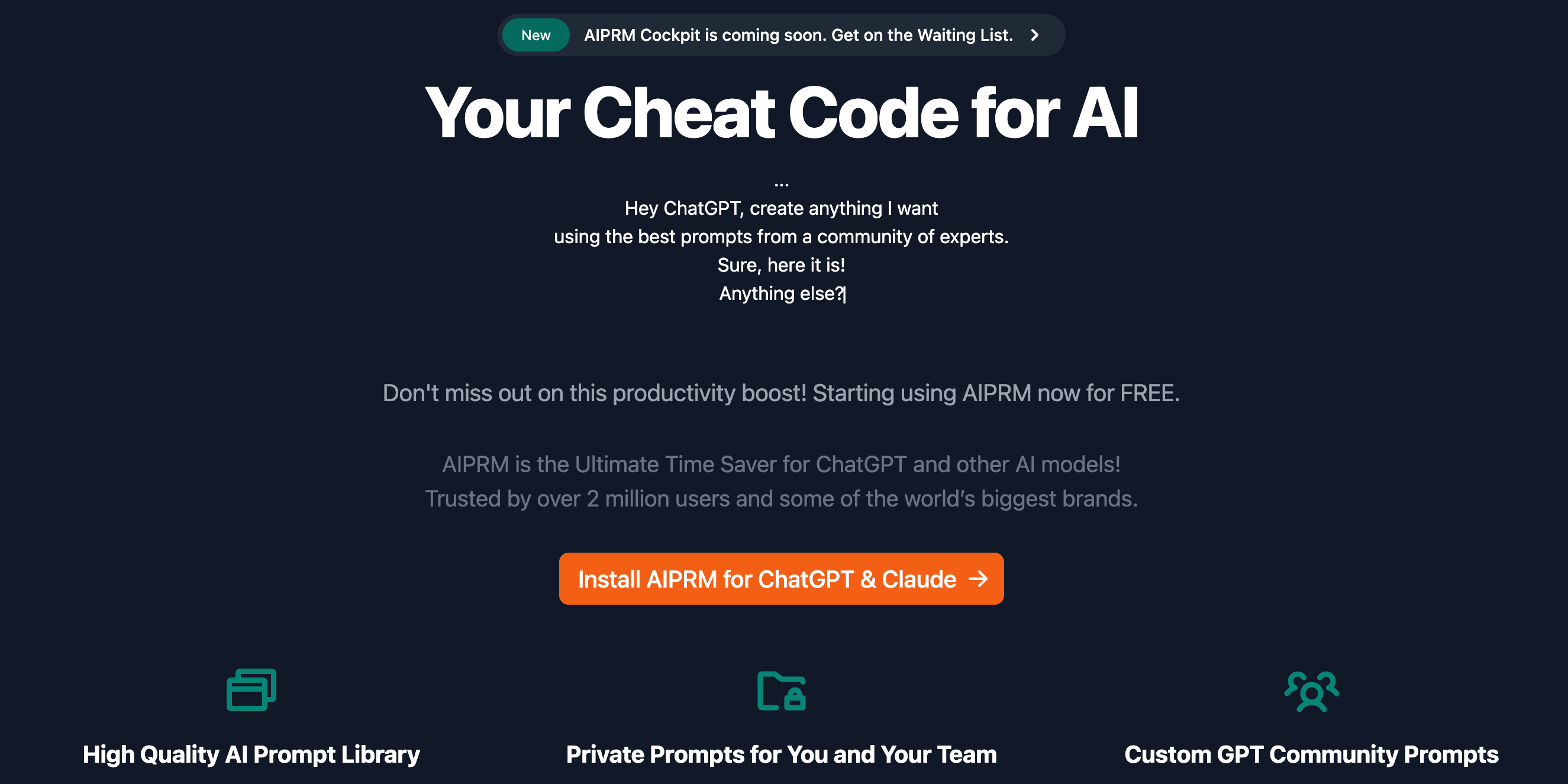 AIPRM: Elevating AI Productivity with a Smart Prompt Library Post image