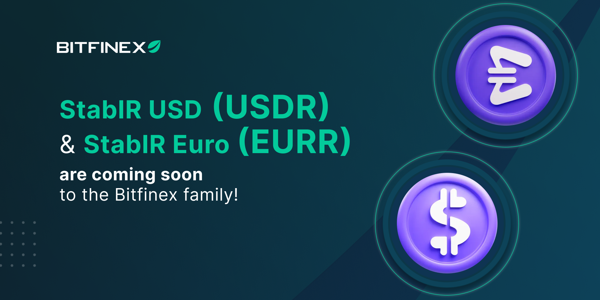 StablR Euro (EURR) Now Officially Listed on Bitfinex Crypto Exchange Post image